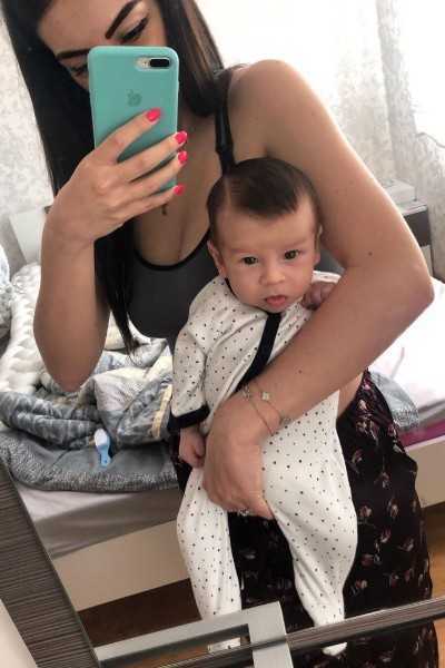 Дана Николенко показала двухмесячного сына