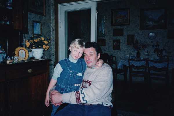 Олег Борецкий с сыном