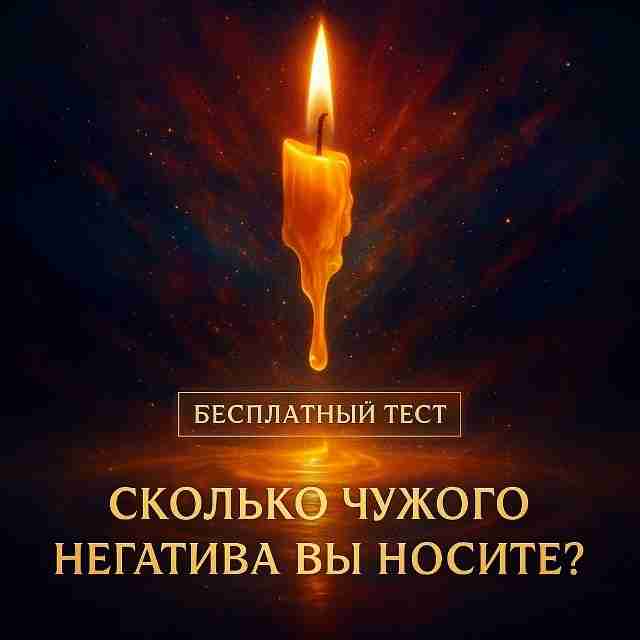Сколько чужого негатива вы носите? Пройдите тест, узнайте свой уровень энергозагрязнения и получите 2…