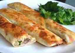 Вкусный лаваш с начинкой в духовке Ингредиенты: -мясной фарш 200 г -сыр твердый 50…