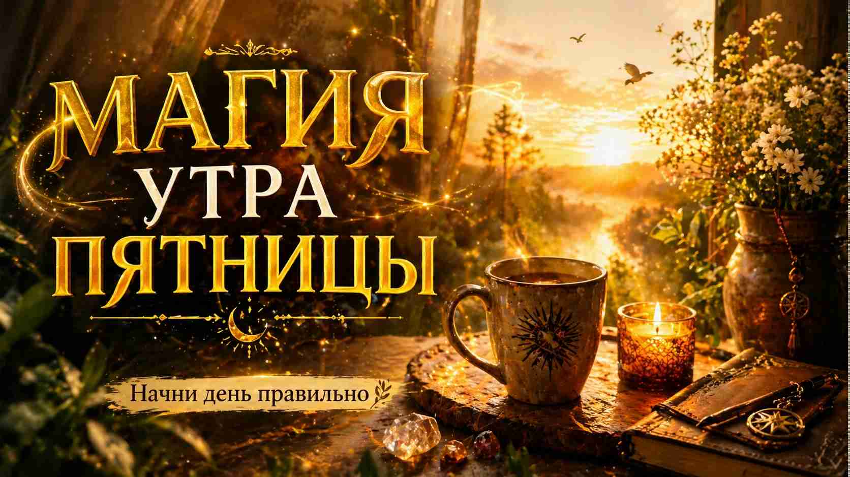 Магия утра пятницы Пятница – время, которое хорошо посвятить себе, для позитивных перемен в…