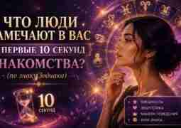 Что люди замечают в вас в первые 10 секунд знакомства? (по знаку Зодиака) Первое…