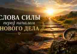 Слова силы перед началом нового дела Перед новым проектом, поездкой или важным событием произнесите…