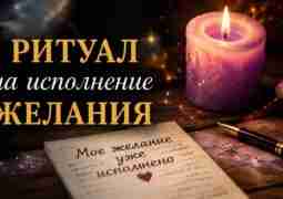 Ритуал на исполнение желания Возьмите лист бумаги. Напишите одно желание так, будто оно уже…