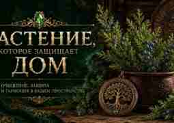 Растение, которое защищает дом Во многих традициях можжевельник считался хранителем дома. Поставьте небольшую веточку…