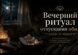 Вечерний ритуал отпускания обид Перед сном закройте глаза и вспомните все, что сегодня вас…